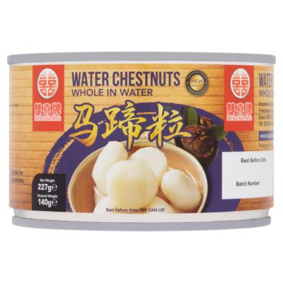 Double Happiness Water Chestnuts Whole in Water 227g on Productcaster.