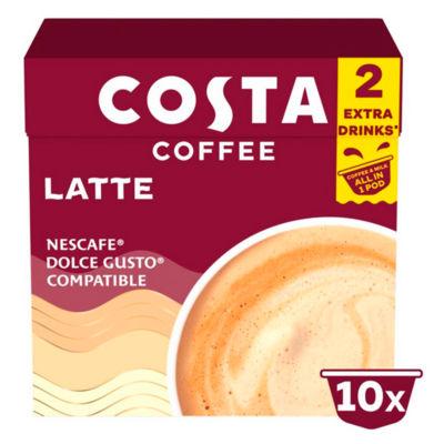 Costa Coffee Barista Creations Latte 10 x 16g (160g) on Productcaster.