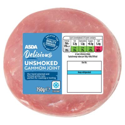 ASDA Delicious Unsmoked Gammon Joint on Productcaster.