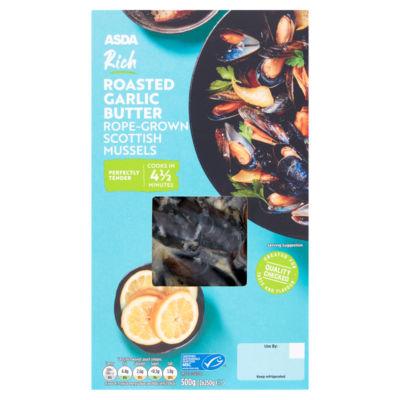 ASDA Rich Roasted Garlic Butter Mussels on Productcaster.