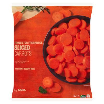 ASDA Frozen for Freshness Sliced Carrots on Productcaster.