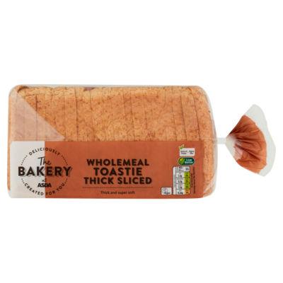 The BAKERY at ASDA Wholemeal Toastie Thick Sliced Bread on Productcaster.