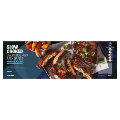 ASDA Slow Cooked Smoky BBQ Pork Rack of Ribs 600g on Productcaster.