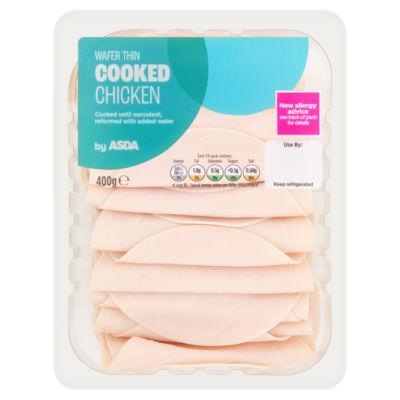 ASDA Wafer Thin Cooked Chicken 400g on Productcaster.