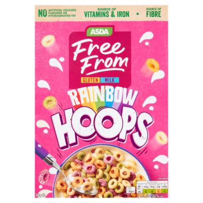 ASDA Free From Rainbow Hoops Cereal on Productcaster.