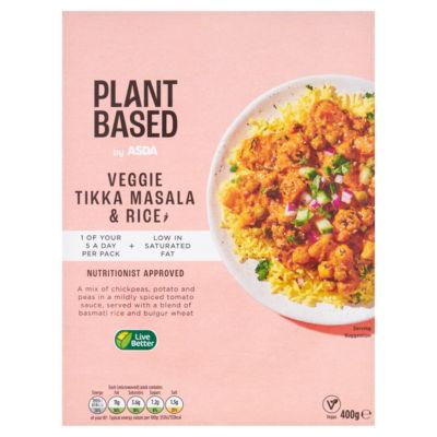 Plant Based by ASDA Veggie Tikka Masala & Rice on Productcaster.