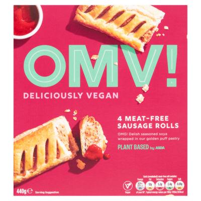 Plant Based by ASDA 4 Meat-Free Sausage Rolls on Productcaster.