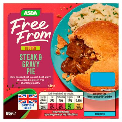 ASDA Free From Free From Steak & Gravy Pie on Productcaster.