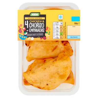 ASDA Spanish Inspired 4 Chicken & Chorizo Empanadas on Productcaster.