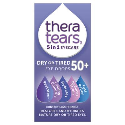 Thera Tears 5 in 1 Eyecare Dry or Tired Eye Drops 50+ 10ml on Productcaster.