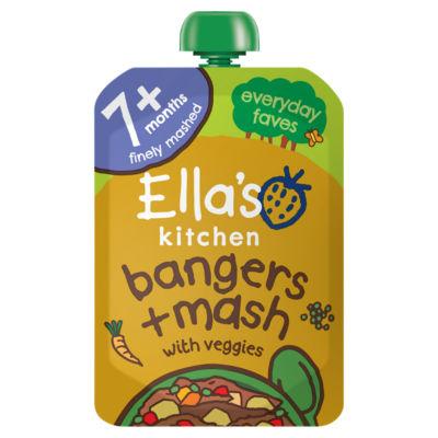 Ella's Kitchen Organic Bangers and Mash Baby Food Pouch 7+ Months on Productcaster.