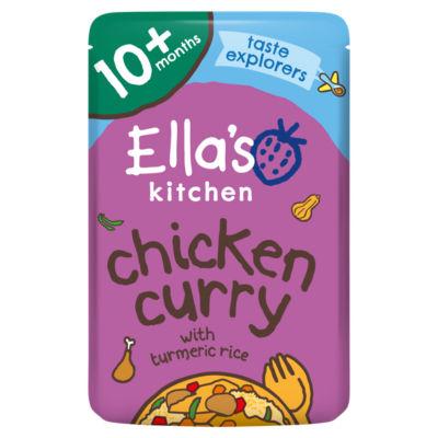 Ella's Kitchen Organic Chicken Curry with Veggie Rice Baby Food Pouch 10+ Months on Productcaster.