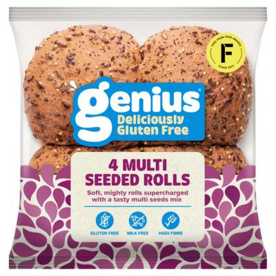 On Offer - Genius Gluten Free Triple Seeded Soft Rolls on Productcaster.