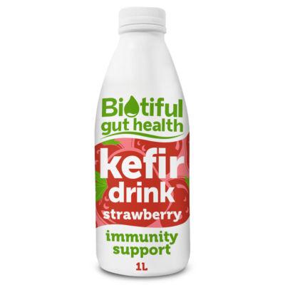 On Offer - Biotiful Gut Health Kefir Drink Strawberry on Productcaster.