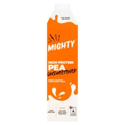 On Offer - Mighty High Protein Pea Milk Alternative Long Life Unsweetened on Productcaster.