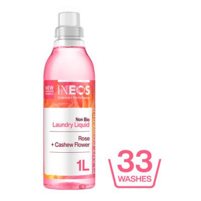 On Offer - INEOS Next Gen Non Bio Laundry Liquid Rose + Cashew Flower on Productcaster.