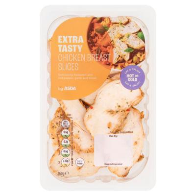 ASDA Extra Tasty Chicken Breast Slices 160g on Productcaster.