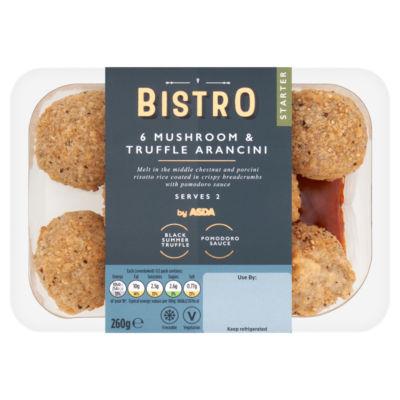 ASDA Bistro 6 Mushroom & Truffle Arancini 260g on Productcaster.