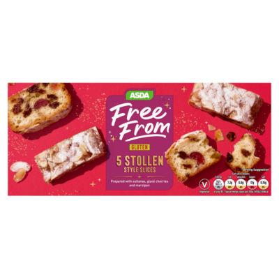 ASDA Free From 5 Stollen Style Slices on Productcaster.