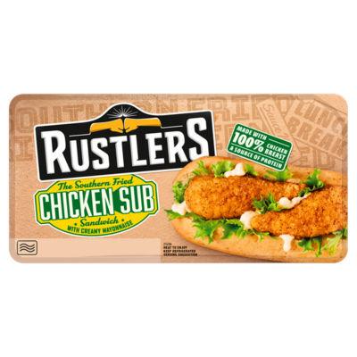 Rustlers The Southern Fried Chicken Sub Sandwich on Productcaster.