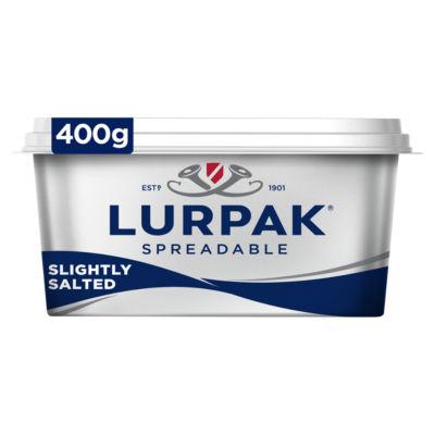 On Offer - Lurpak Slightly Salted Spreadable 400g on Productcaster.