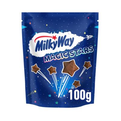 Milky Way Magic Stars Milk Chocolate Bites Pouch Bag 100g on Productcaster.