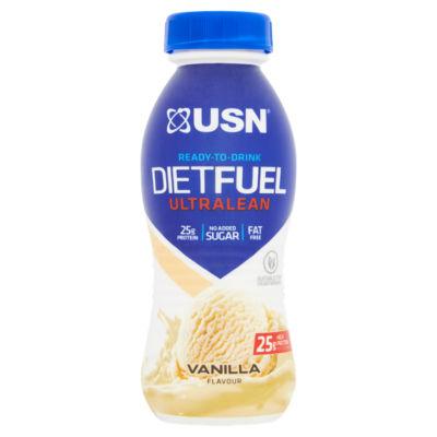 USN Diet Fuel Ultralean Ready-To-Drink Vanilla Flavour on Productcaster.