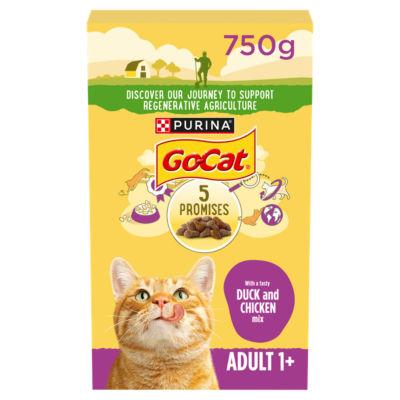 On Offer - Go Cat 5 Promises with a Tasty Duck and Chicken Mix 1+ Years on Productcaster.