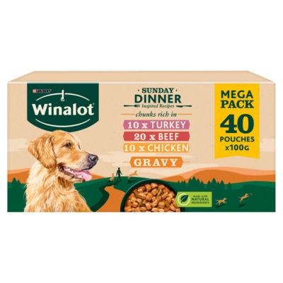 Winalot Sunday Dinner Dog Food Pouches on Productcaster.