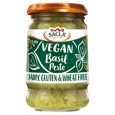 Sacla Vegan Basil Pesto on Productcaster.