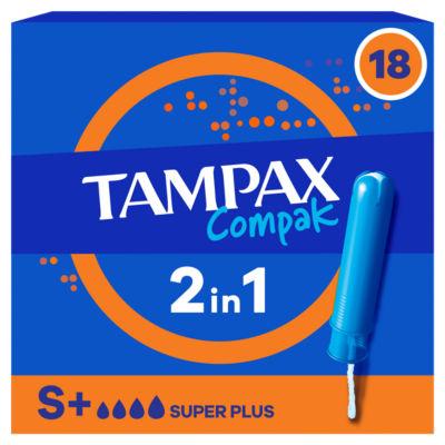 Tampax Compak Super Plus Tampons Applicator on Productcaster.