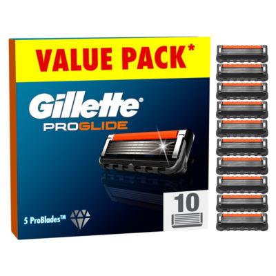 On Offer - Gillette ProGlide Razor Refills for Men, 10 Razor Blade Refills on Productcaster.