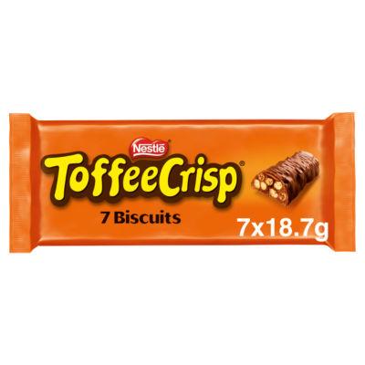 Toffee Crisp Biscuits 7 x 18.7g (130.9g) on Productcaster.