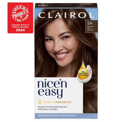 Clairol Nice'n Easy Permanent Hair Dye 5A Medium Ash Brown on Productcaster.