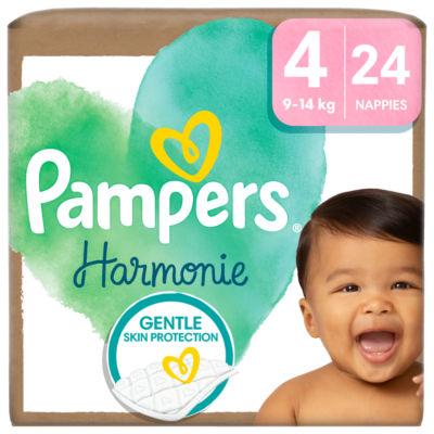 On Offer - Pampers Harmonie Nappies Size 4, 24 Nappies, 9kg-14kg, Essential Pack on Productcaster.