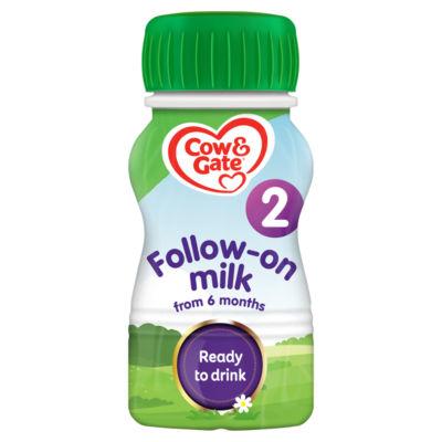 Cow & Gate 2 Follow On Baby Milk Formula Liquid 6-12 Months on Productcaster.