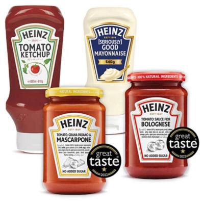 Heinz Sauces Stock-Up Bundle on Productcaster.