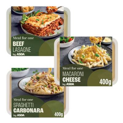 ASDA Pasta Meals for One Bundle on Productcaster.