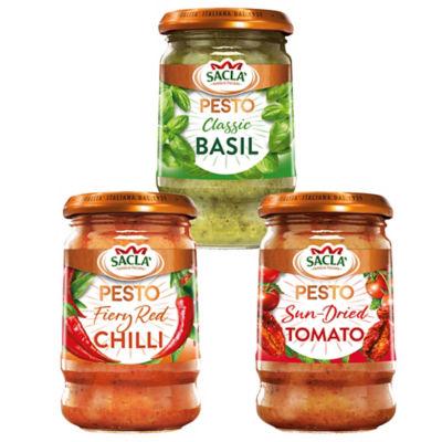 Sacla Pesto Stock Up Bundle on Productcaster.