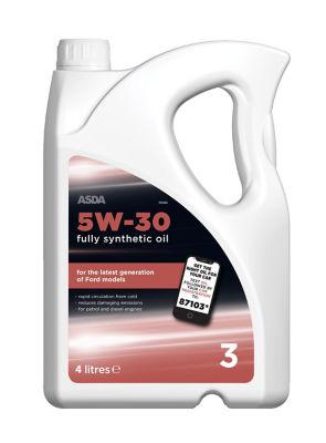 ASDA 5w30 Fully Synthetic Ford Oil 4L on Productcaster.