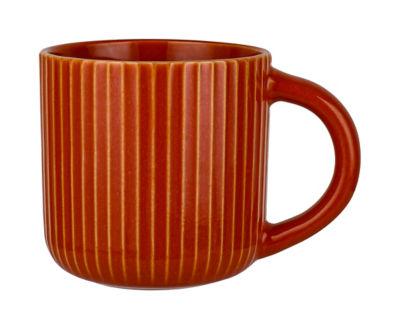 George Home Orange Ribbed Mug on Productcaster.