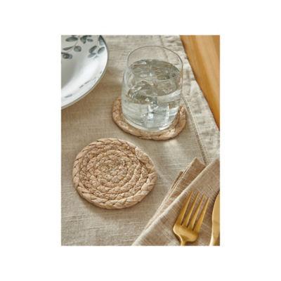 At Home with Stacey Solomon Whitewashed Coasters - Set of 2 on Productcaster.