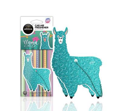 Aroma Car Glitter Llama Air Freshener on Productcaster.