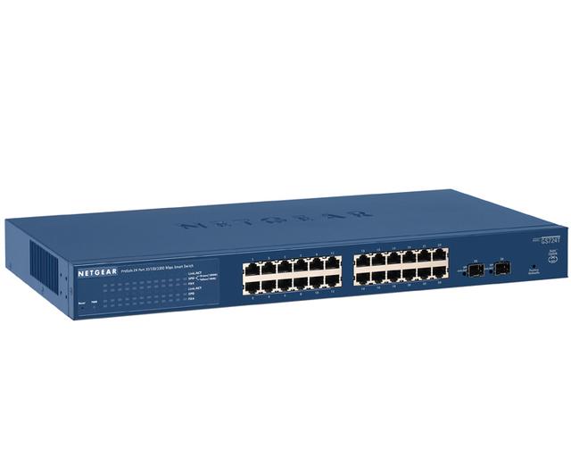 Netgear ProSafe GS724Tv4 24 Port Gigabit Smart Switch on Productcaster.