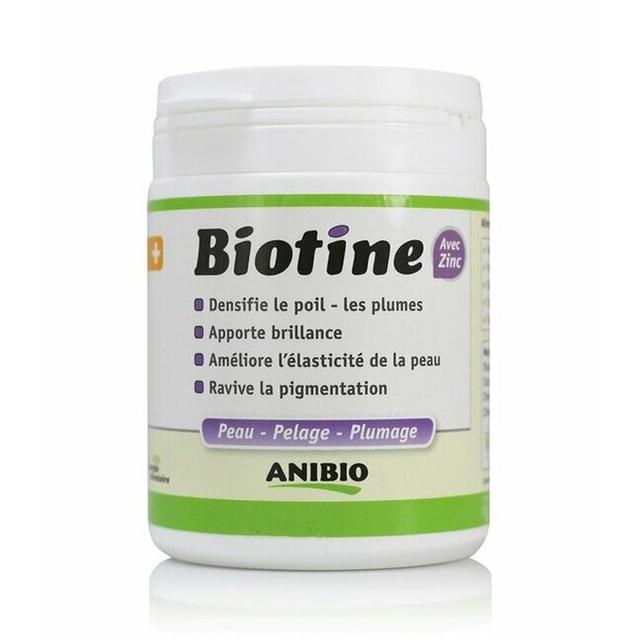 Biotine avec zinc beauté du poil anibio on Productcaster.