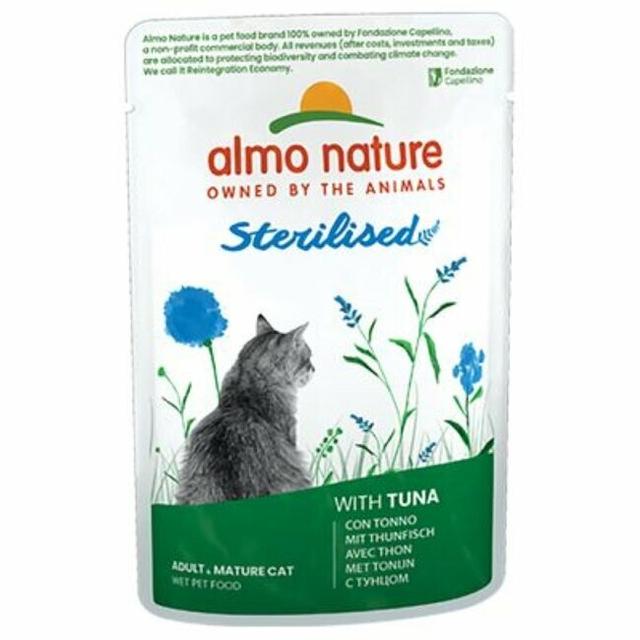 Pâtée naturelle pour chat sterilised 6 x 70 g almo nature on Productcaster.