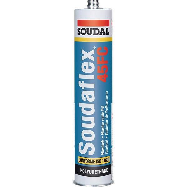 Mastic bâtiment PU 45 FC Soudal noir - 300ml on Productcaster.