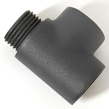 Anthracite Dual Fuel T Piece for Milano Dual Fuel Electric & Hot Water Towel Radiators on Productcaster.