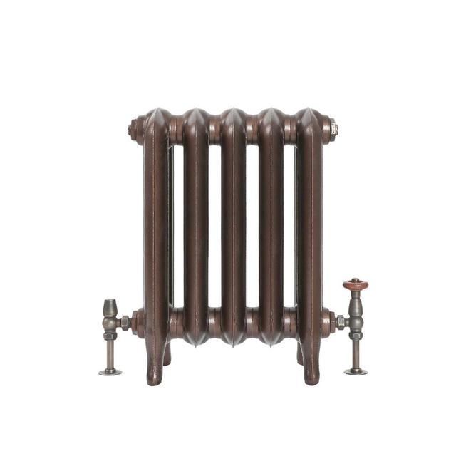 Milano Tamara - Cast Iron Radiator - Antique Copper - 560mm x 430mm on Productcaster.