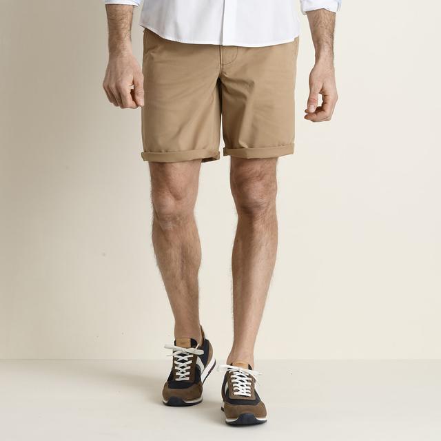 Bexley - Bermuda homme camel - Coupe standard - Twill léger coton élasthanne on Productcaster.